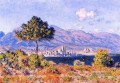 Ansicht von Antibes vom Plateau Claude Monet